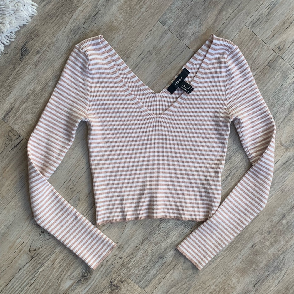 Forever 21 pin striped sweater
